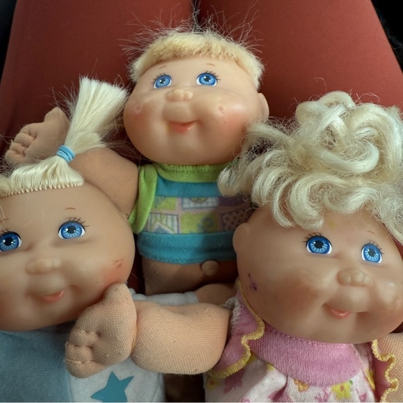 Cabbage Patch Kids Vintage Dolls Baby Toys CPK Kid 1995 Mattel Lot Of 3 Doll Toy - Picture 5 of 5